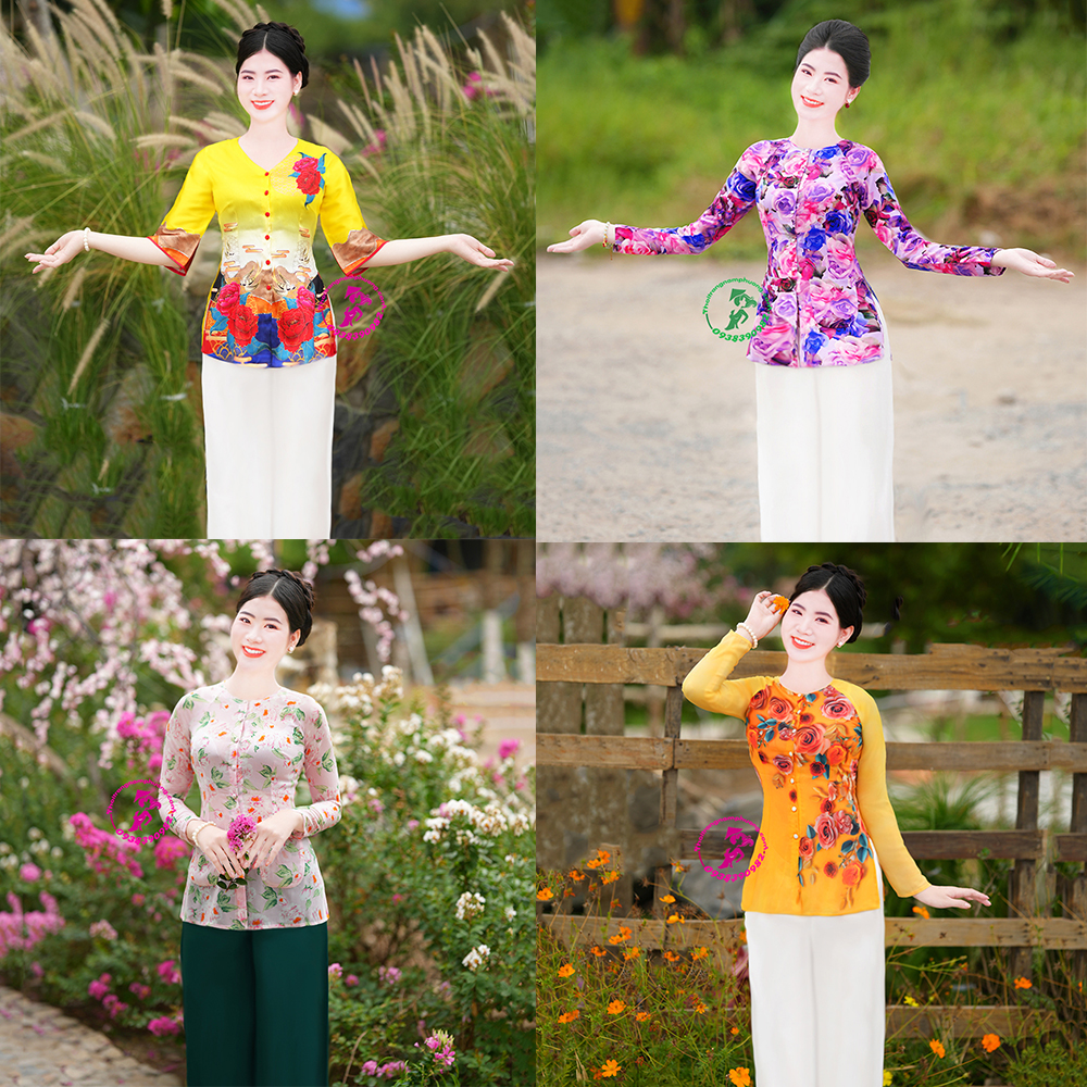 TỔNG HỢP CÁC MẪU ÁO BÀ BA HOA MỚI ĐƯỢC ƯA CHUỘNG NHẤT HIỆN NAY
