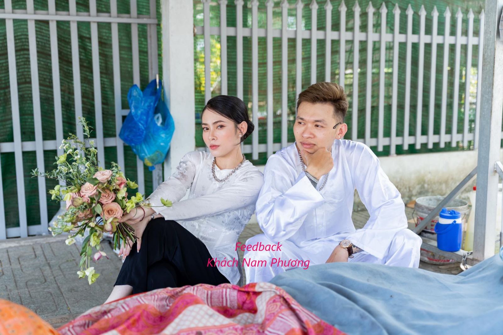 áo bà ba ngày cưới