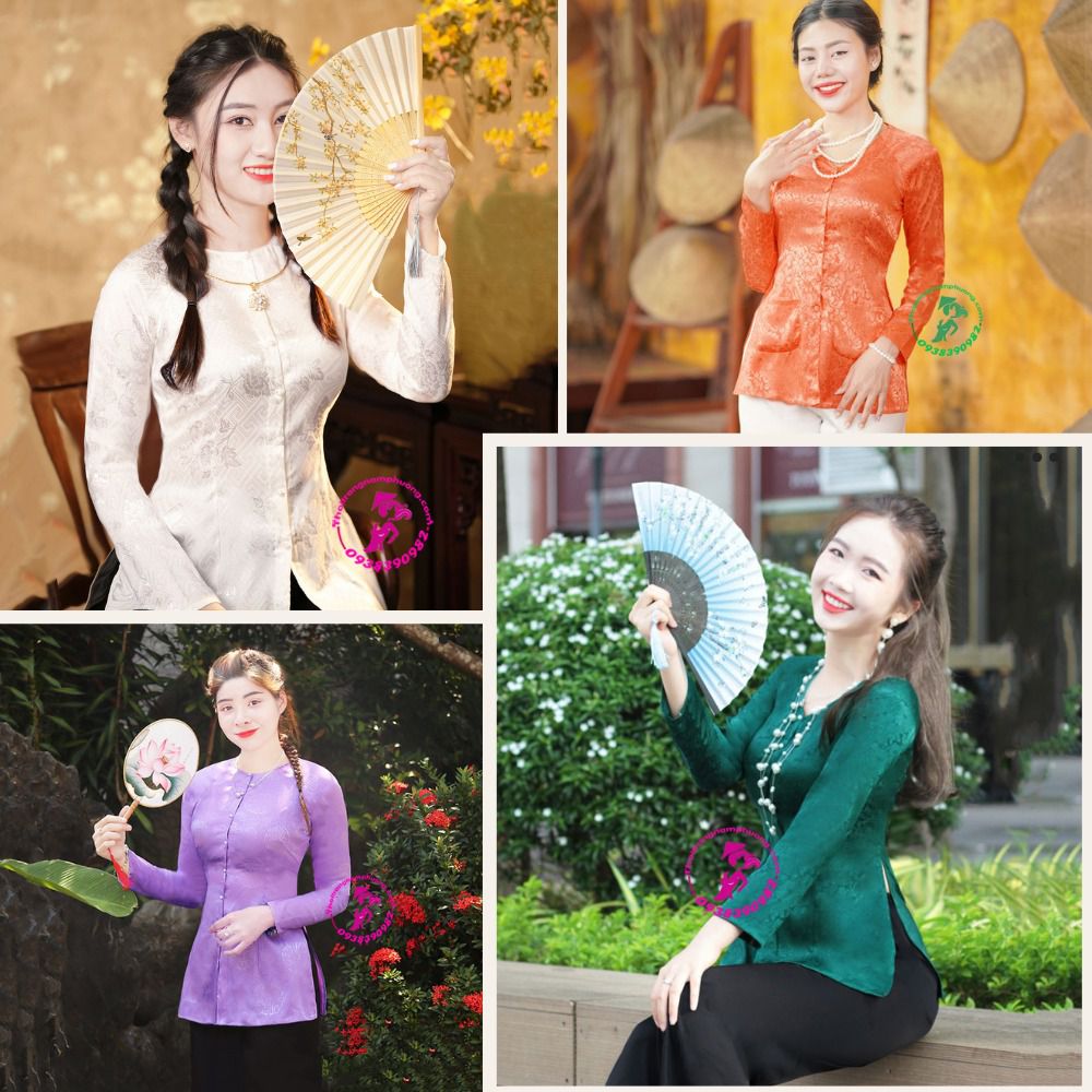 áo bà ba tay liền