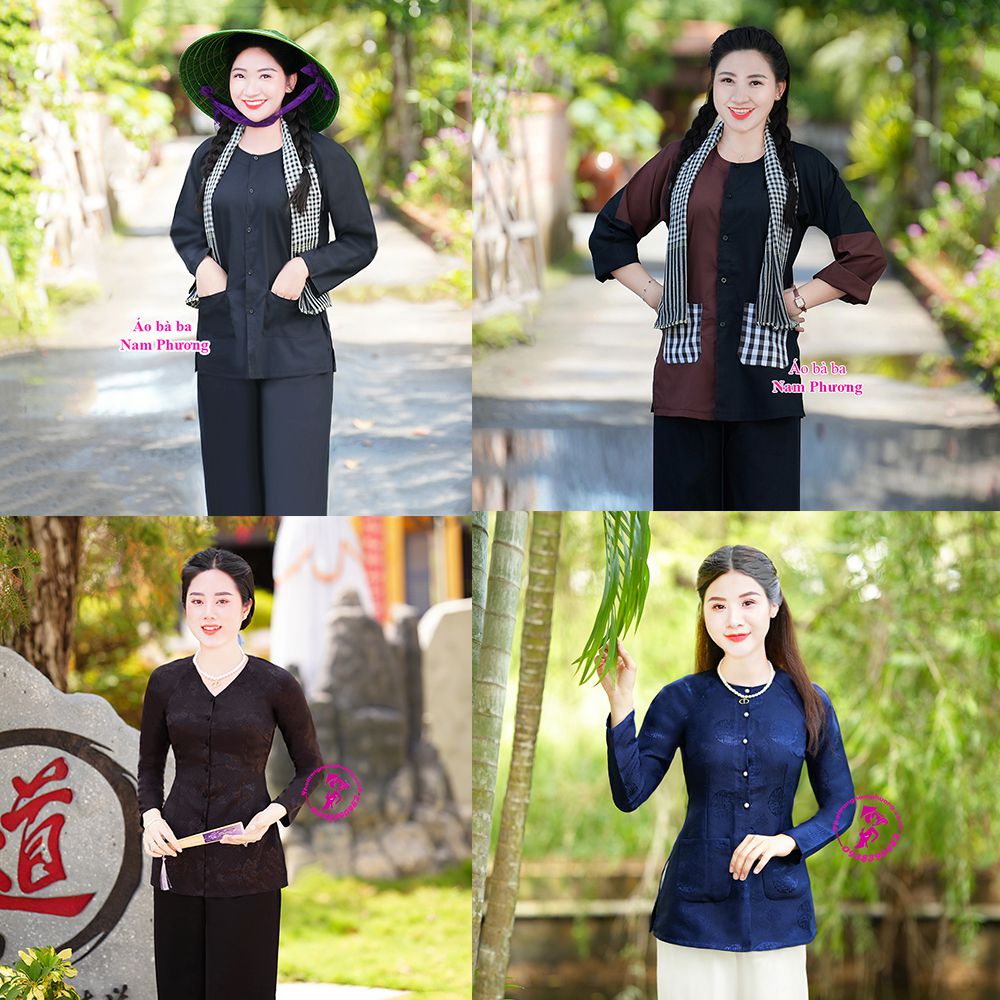 áo bà ba và chiếc khăn rằn