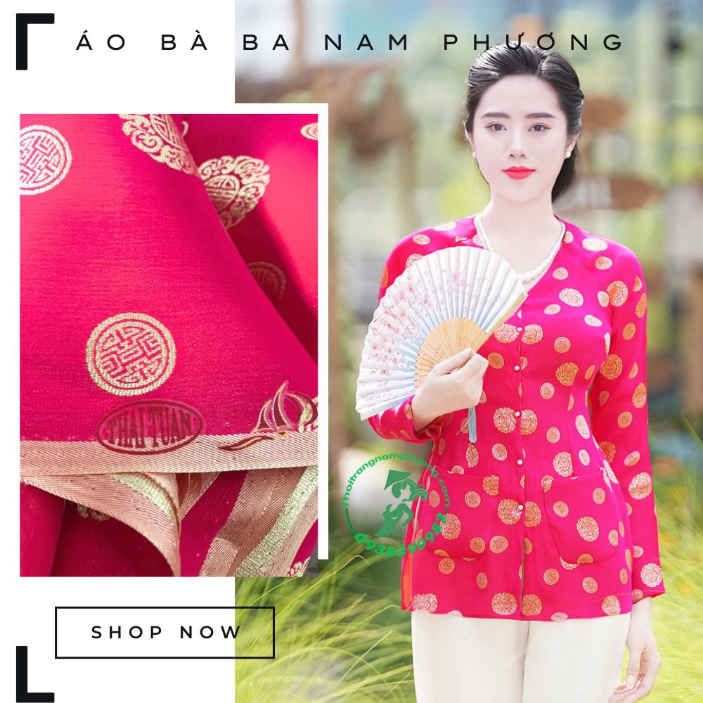 áo bà ba gấm thái tuấn