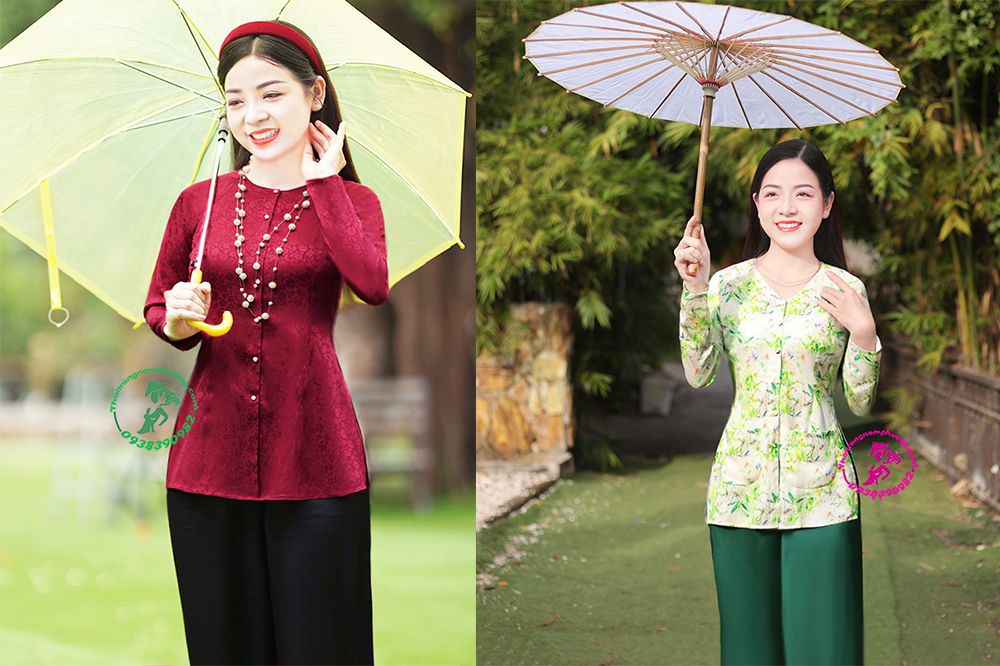 áo bà ba nút thắt