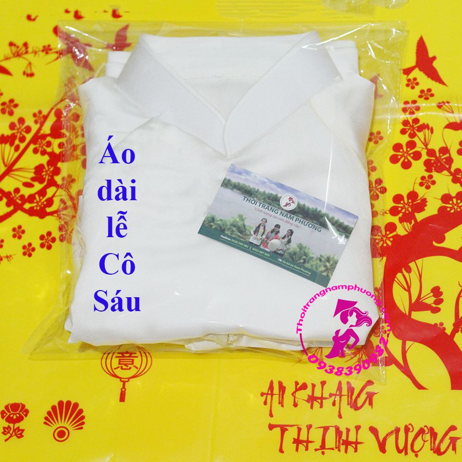 áo dài trắng đi lễ