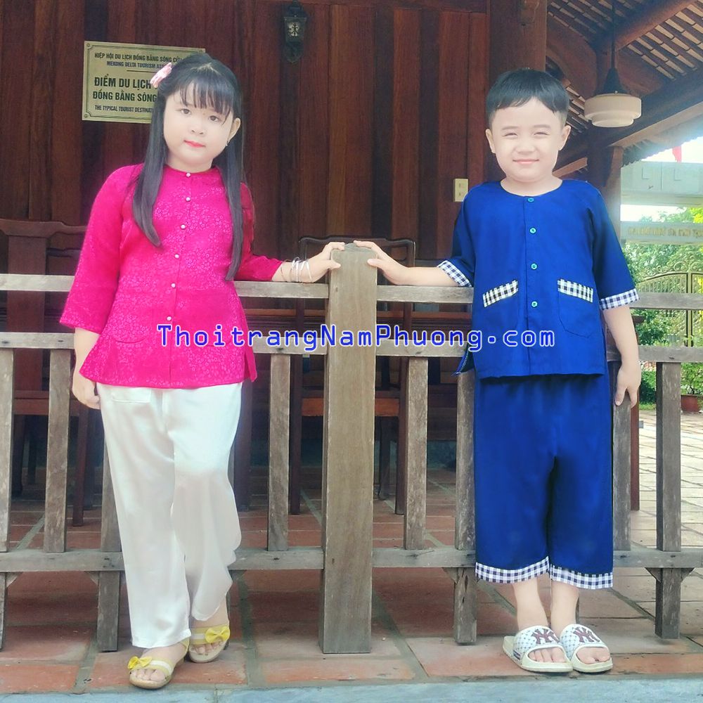 bộ áo bà ba trẻ em