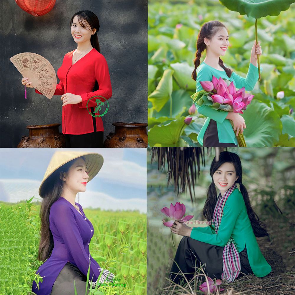 áo bà ba màu