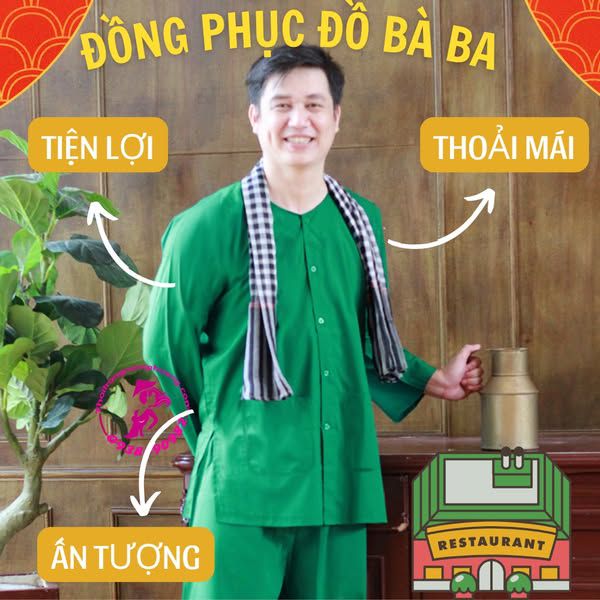 áo bà ba nam xưa