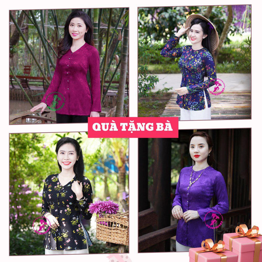 áo bà ba quần ống rộng