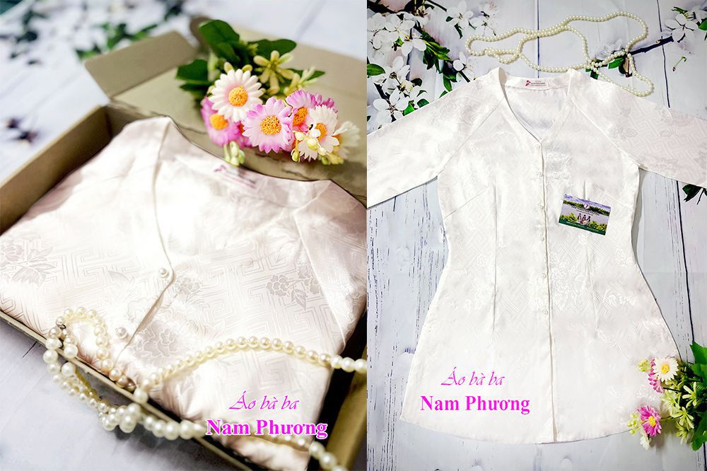 áo bà ba trắng khăn rằn