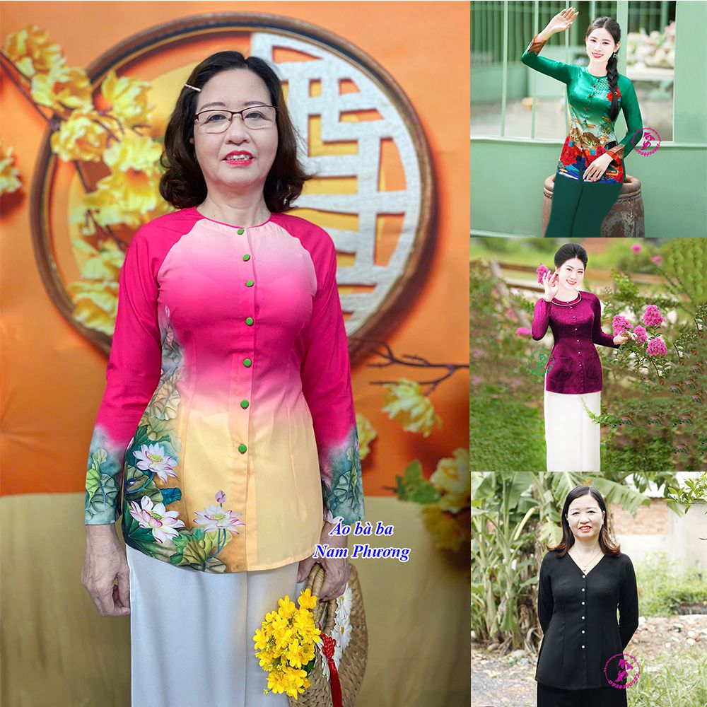 áo bà ba trung niên