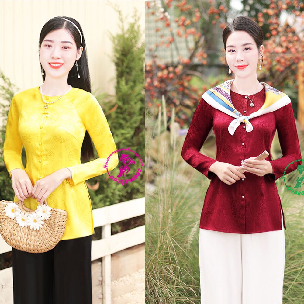 áo bà ba gấm lụa