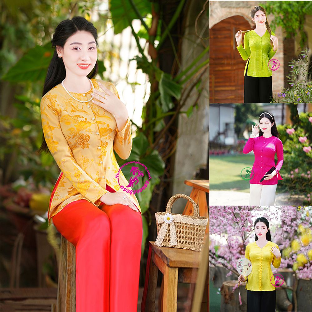 áo bà ba lụa tơ tằm