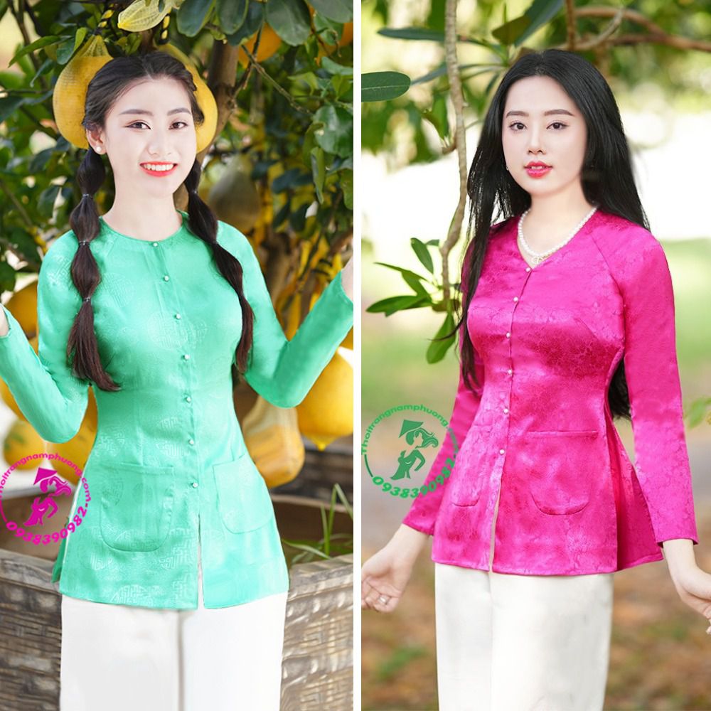 áo bà ba gấm lụa