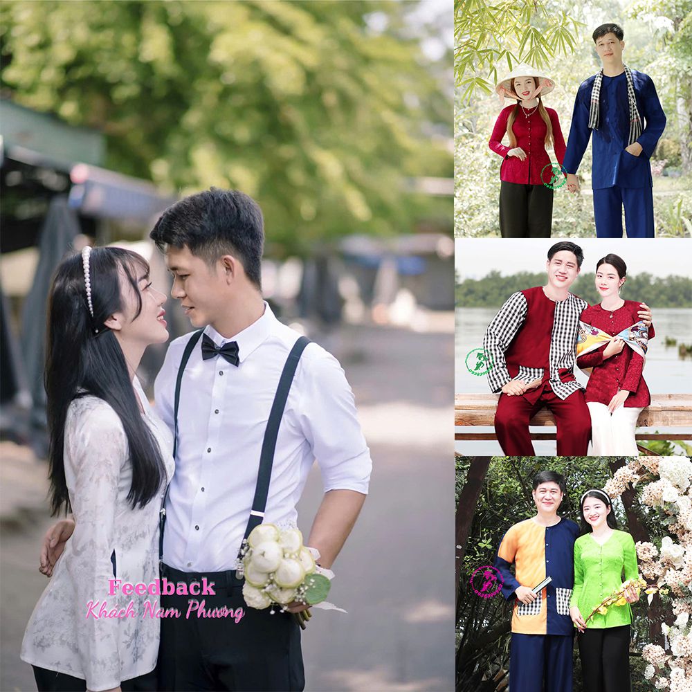 áo bà ba và chiếc khăn rằn