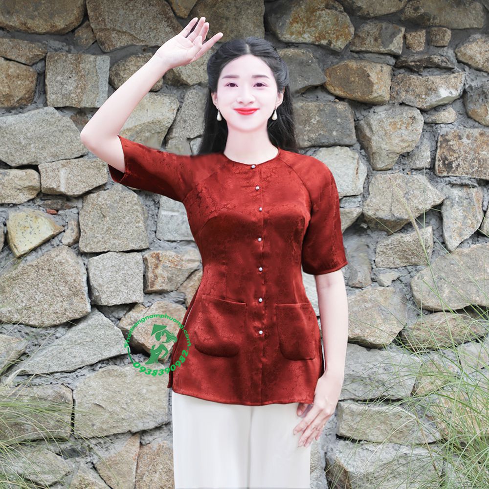 áo bà ba tay ngắn