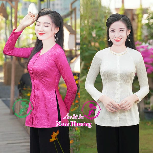 áo bà ba gấm lụa
