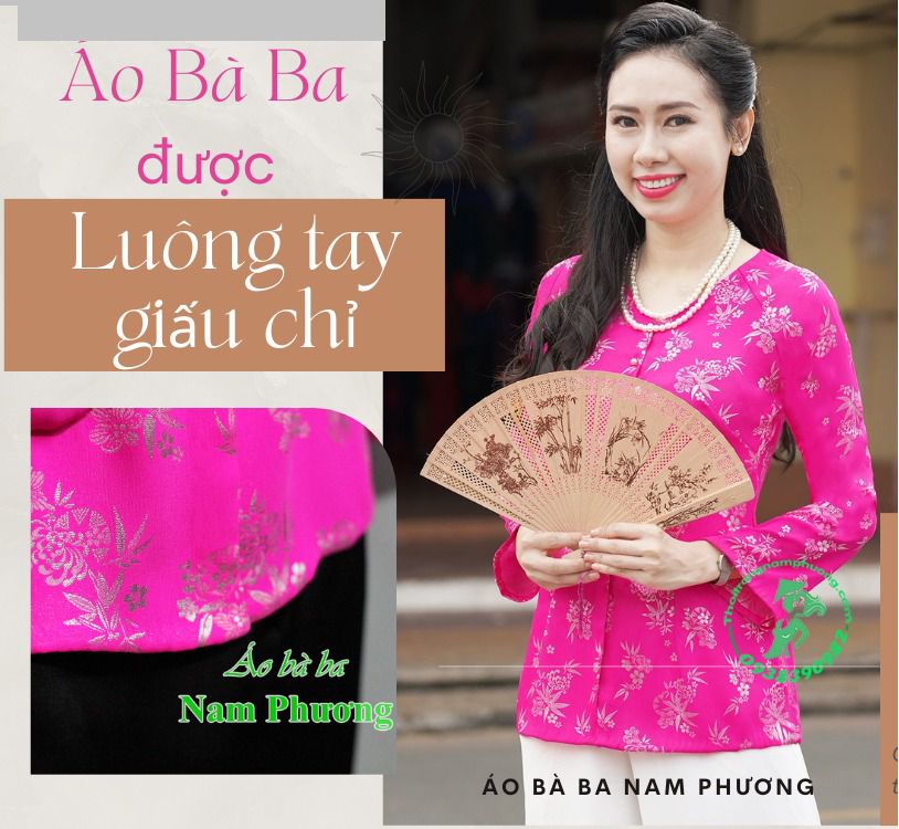 áo bà ba gấm thái tuấn