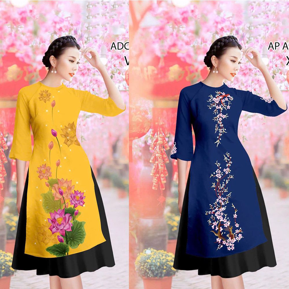 áo dài cách tân may sẵn tphcm