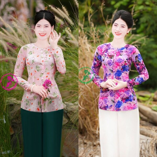 áo bà ba đi lễ 