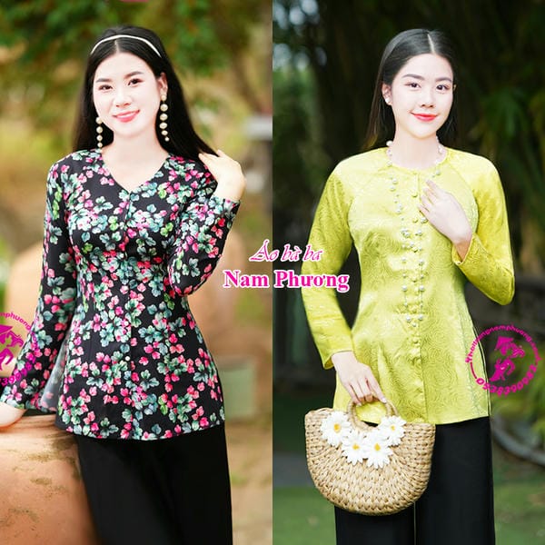 áo bà ba phối với quần gì