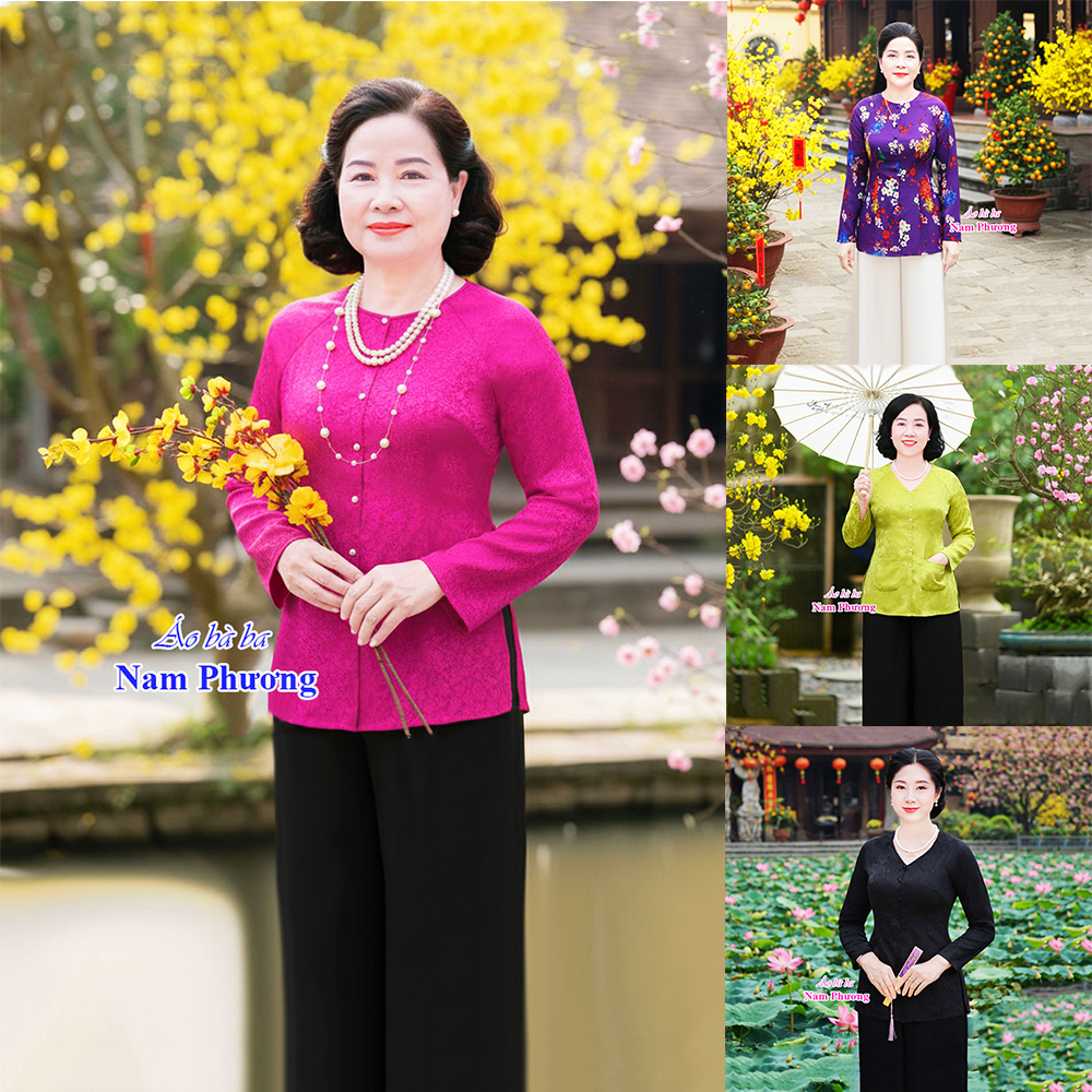 ao ba ba trung nien