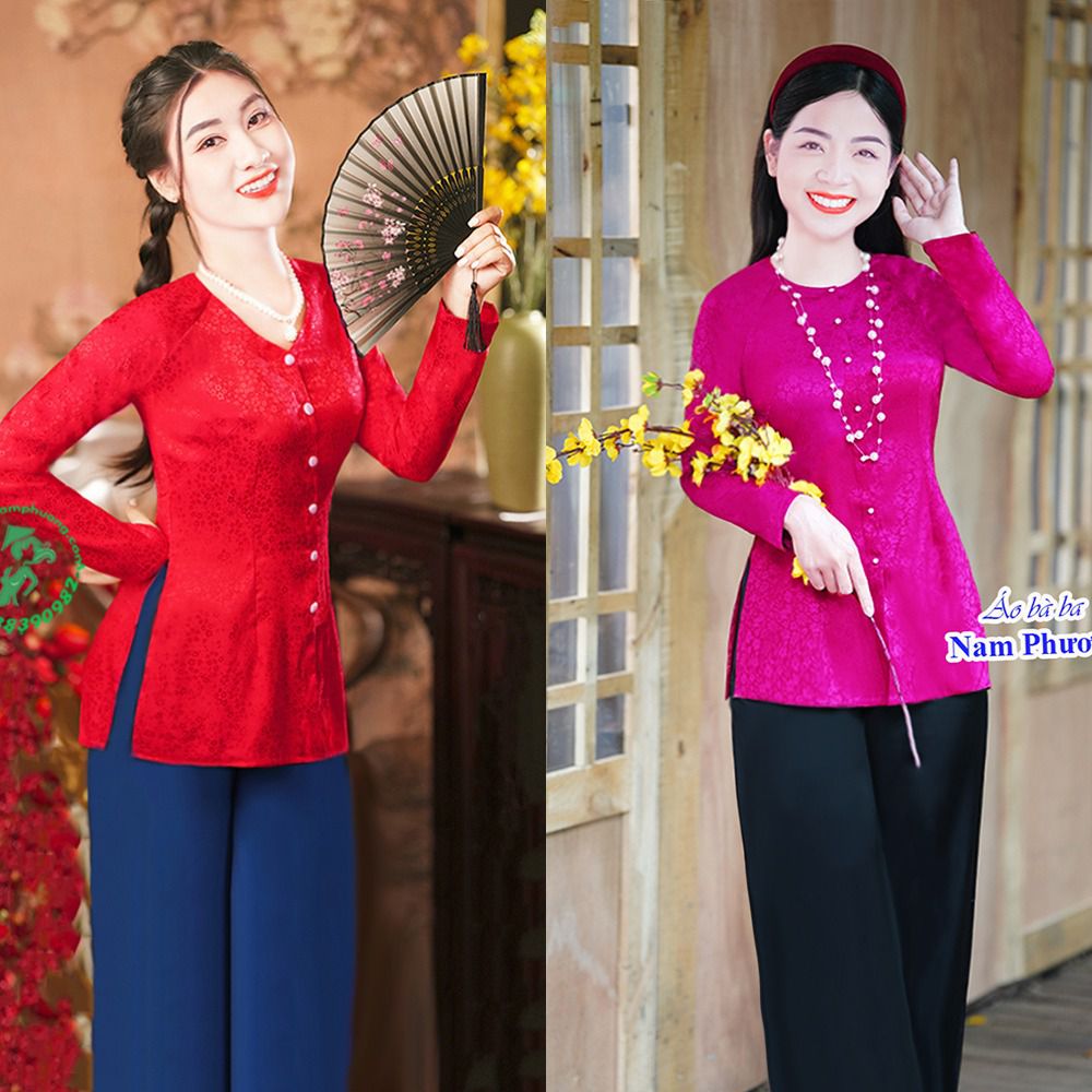 áo bà ba gấm đẹp