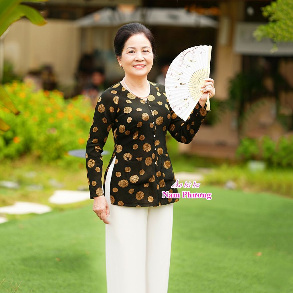 áo bà ba trung niên