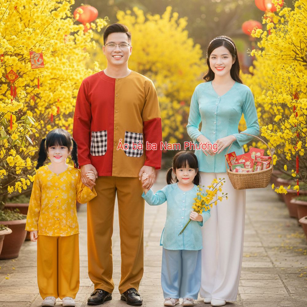 áo bà ba gia đình