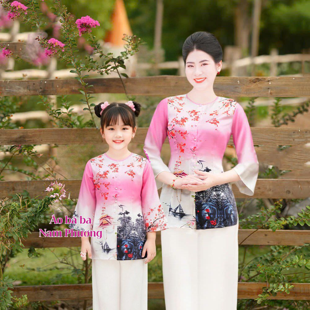 áo bà ba mẹ và bé