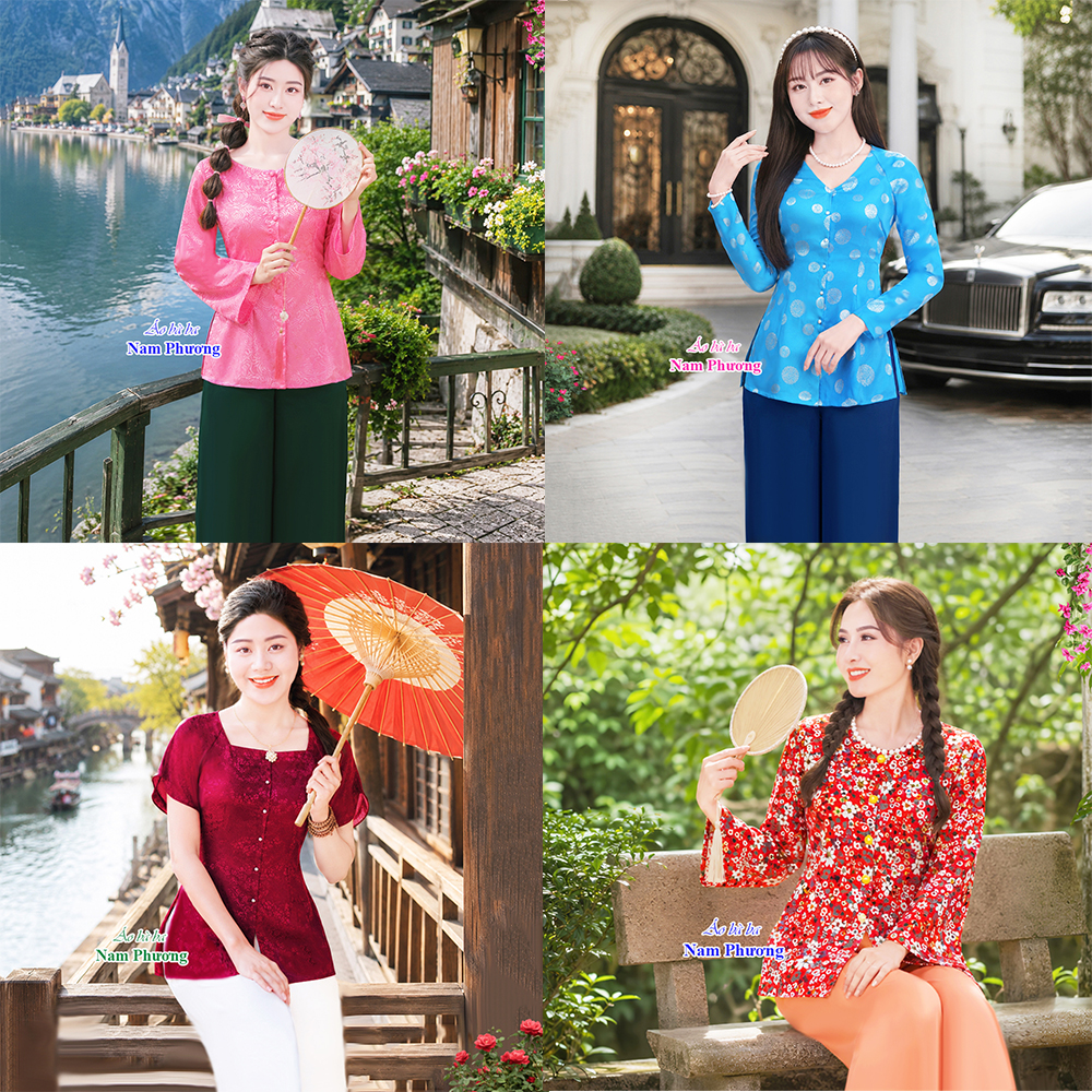 áo bà ba may sẵn đẹp