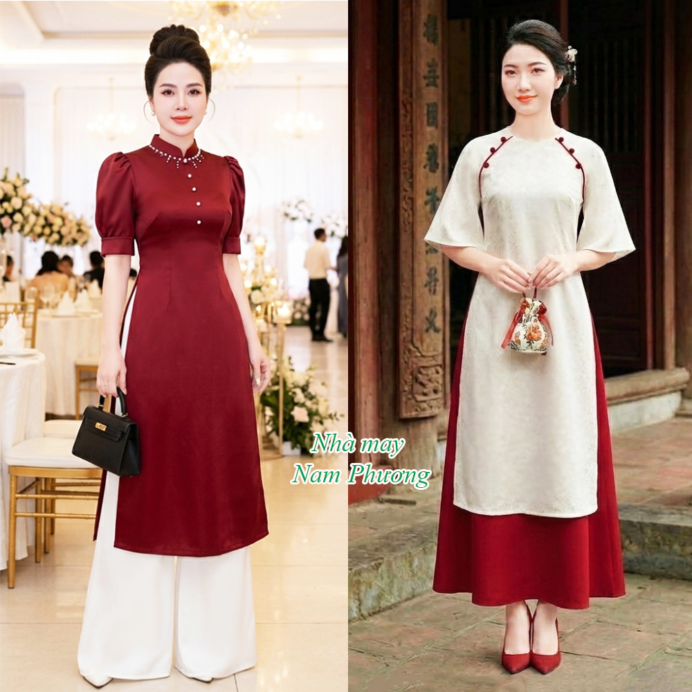 may áo dài theo số đo