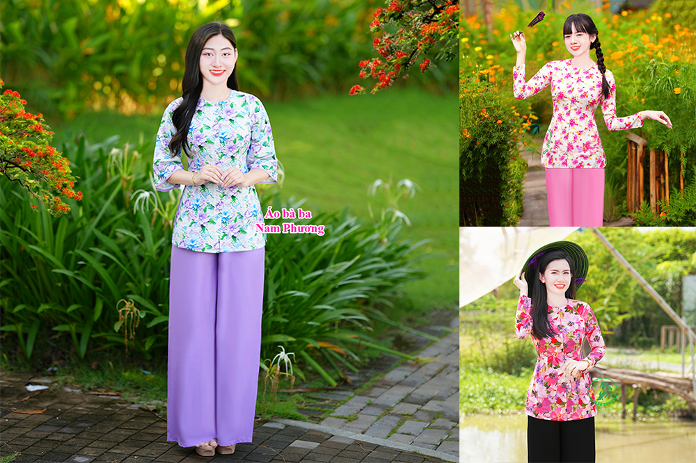TỔNG HỢP CÁC MẪU ÁO BÀ BA HOA MỚI ĐƯỢC ƯA CHUỘNG NHẤT HIỆN NAY