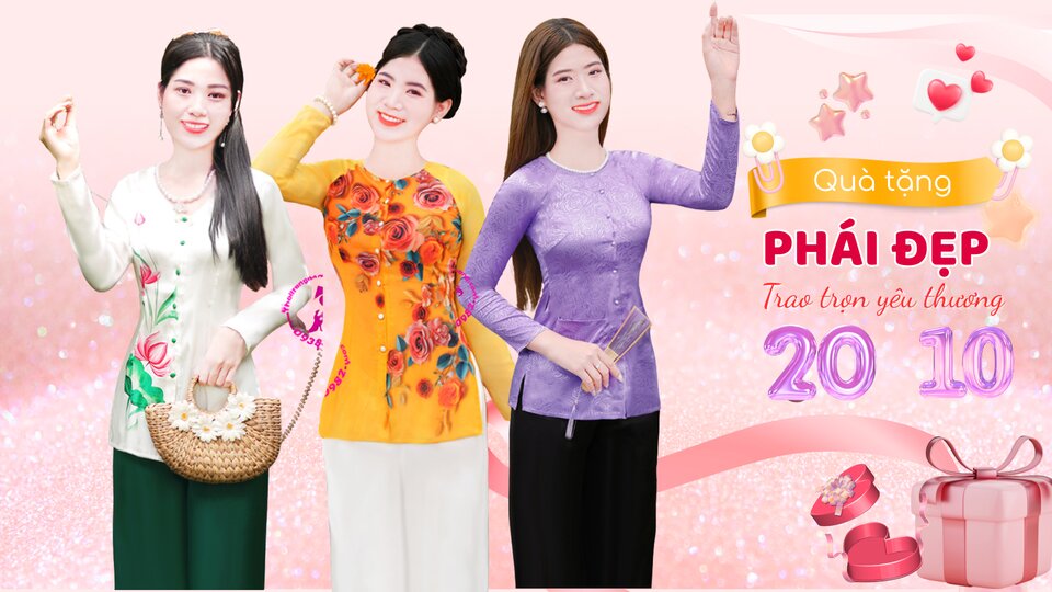 ÁO BÀ BA MAY SẴN – MÓN QUÀ ĐỘC ĐÁO CHO NGÀY 20/10