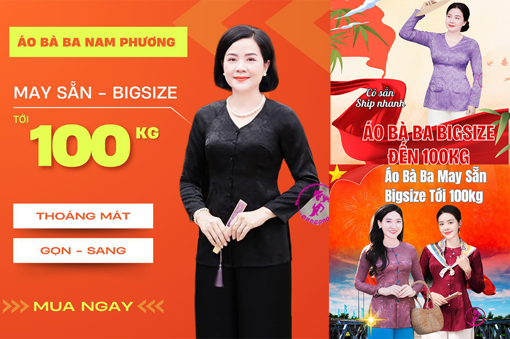Đồ bà ba bigsize cho nam nữ đến 100kg – Thiết kế đẹp chuẩn truyền thống